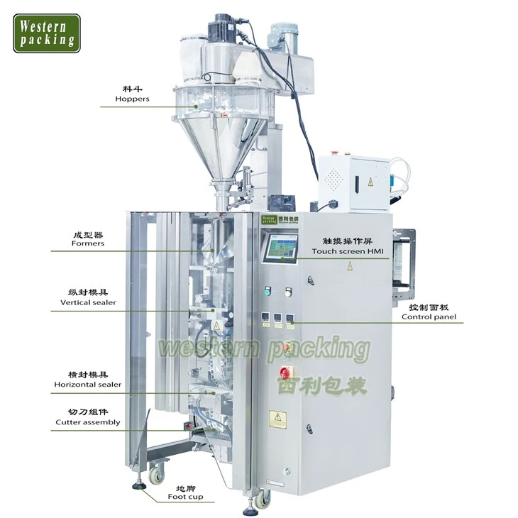 powder pouch filling and sealing machine