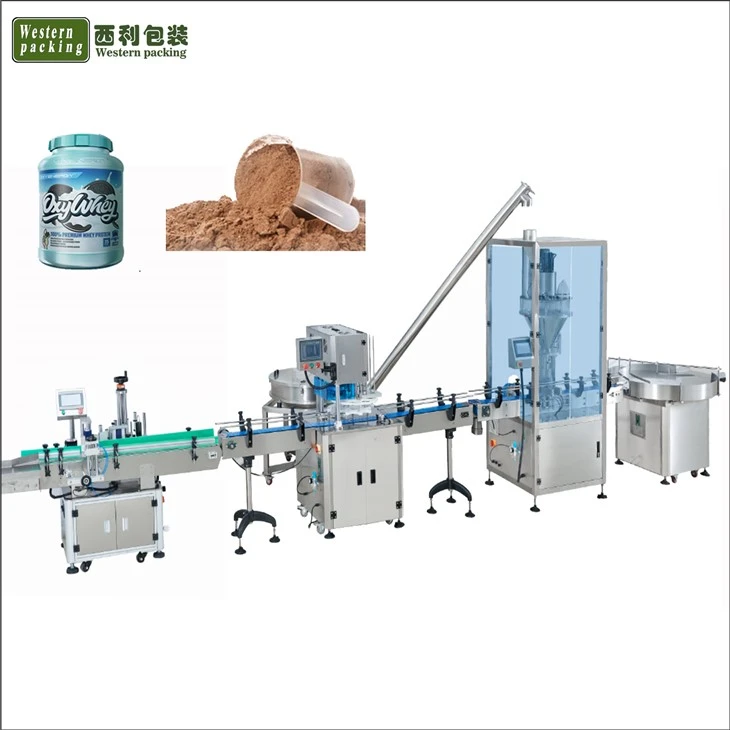 Riempitrice a coclea servo per riempimento bottiglie