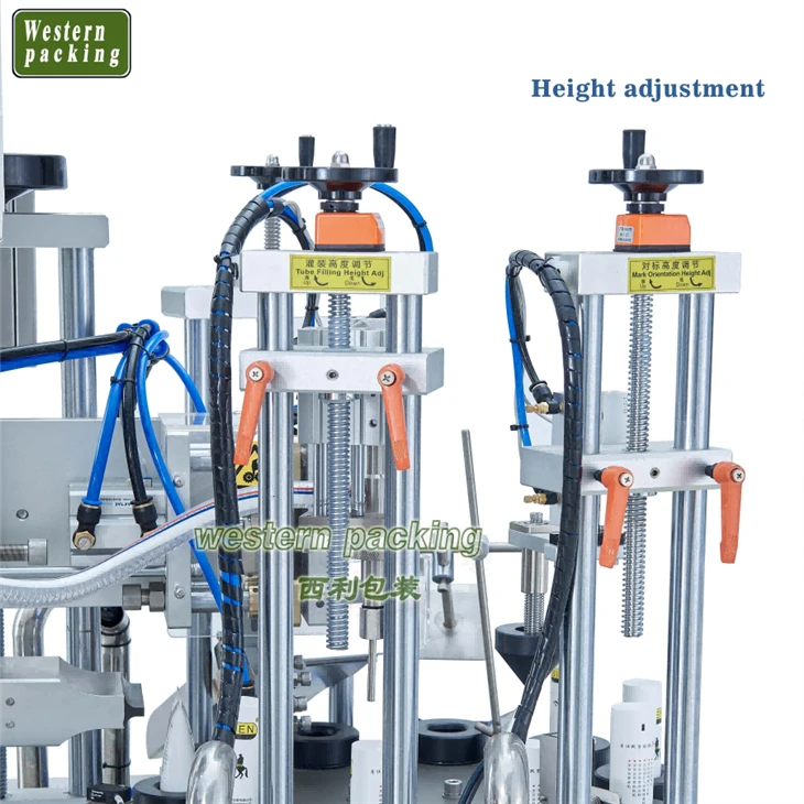 plastic tube filling machine