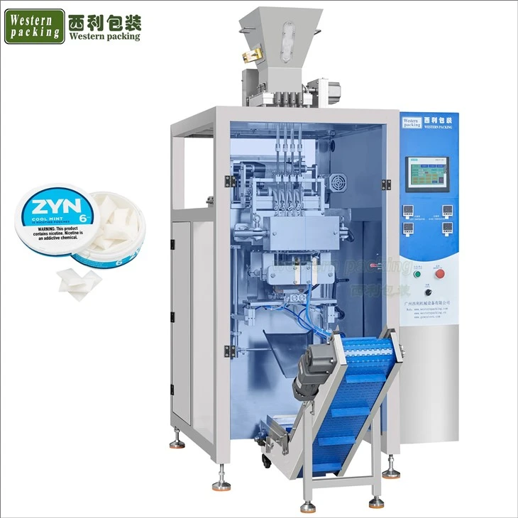 Confezionatrice completamente automatica per bustine di Snus