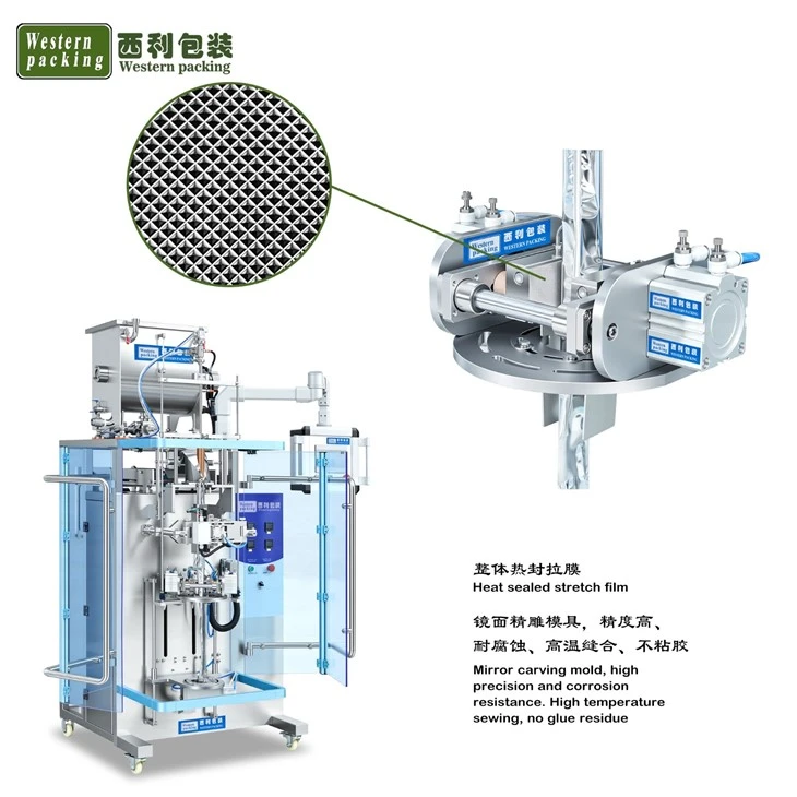 irregular shaped energy gel sachet packing machine