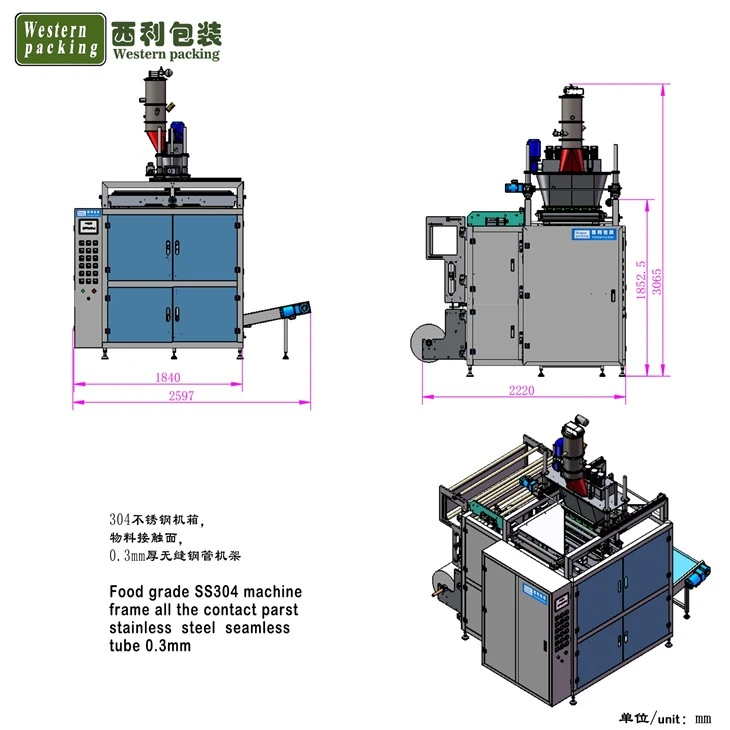 powder filling and sealing machine