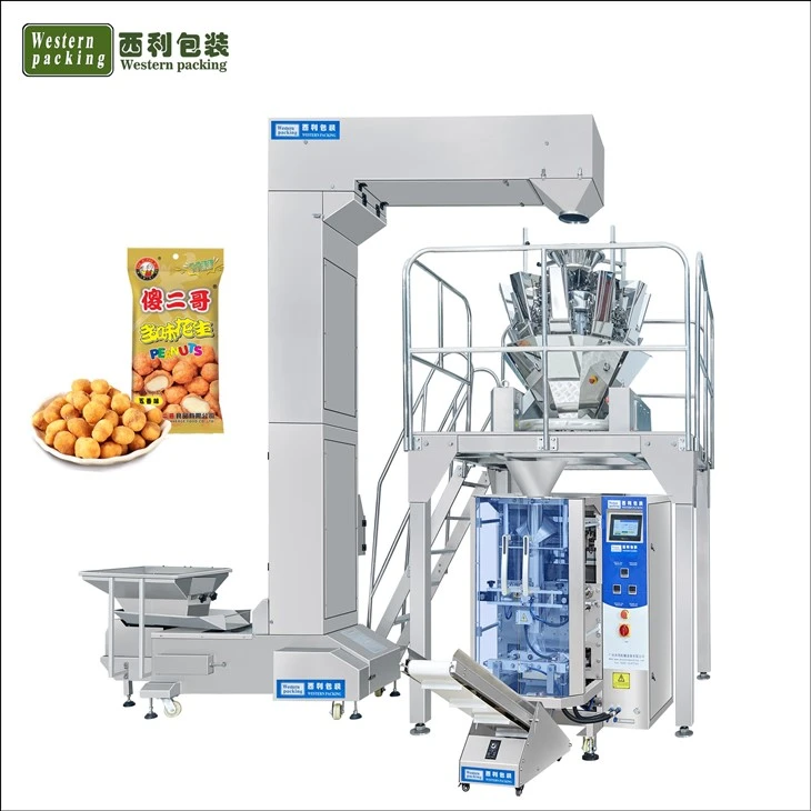 Macchina confezionatrice per patatine fritte per snack