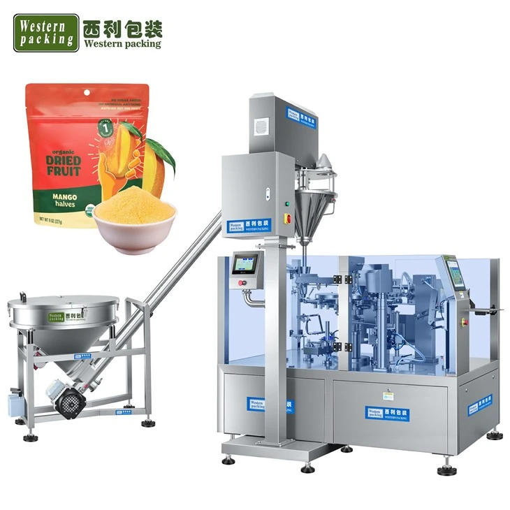 Macchina riempitrice per sacchetti con cerniera Stand-per polvere