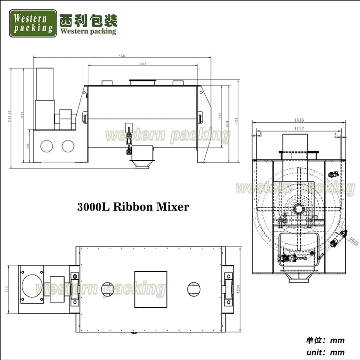 mixing powder machine blender