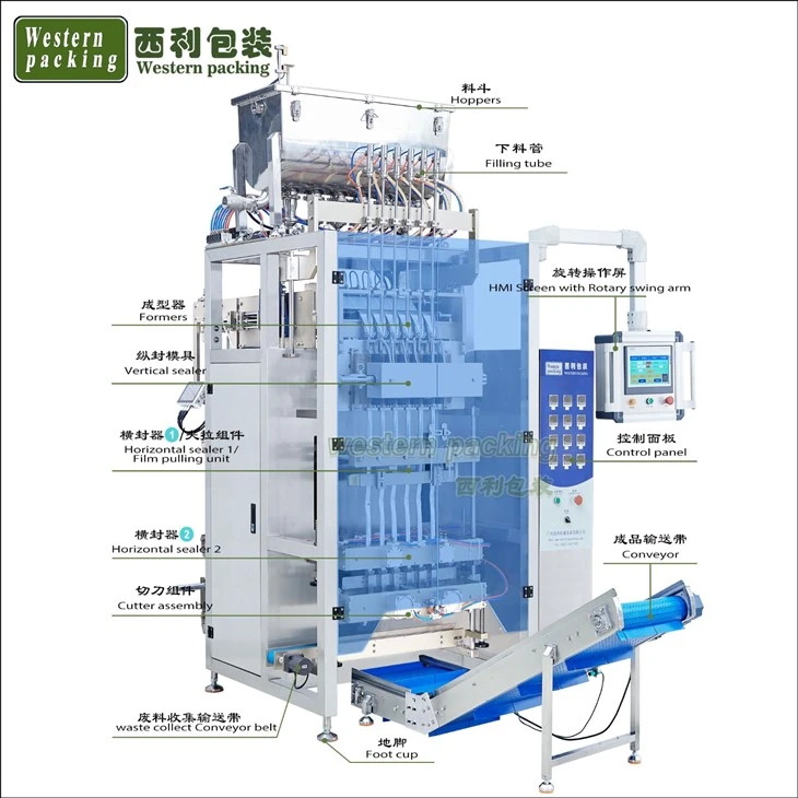 Sauce Sachet Stick Pack Filling Machine